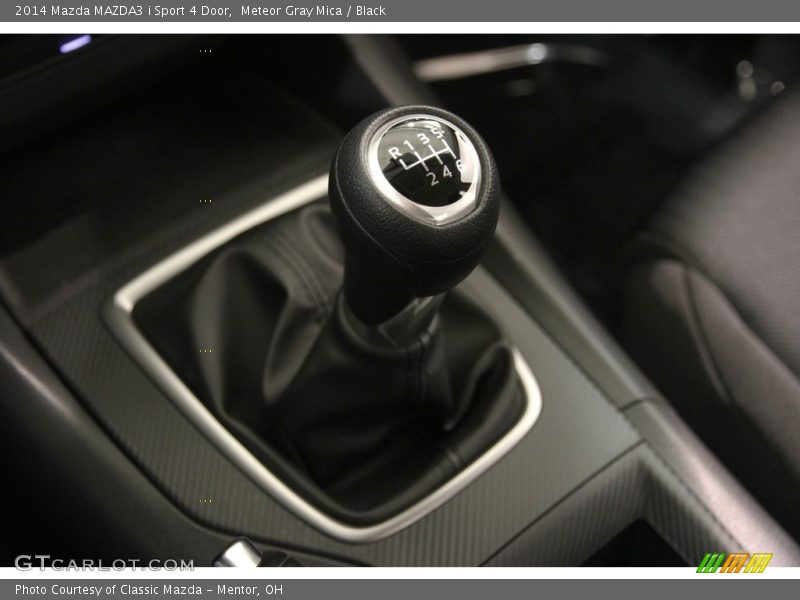 Meteor Gray Mica / Black 2014 Mazda MAZDA3 i Sport 4 Door