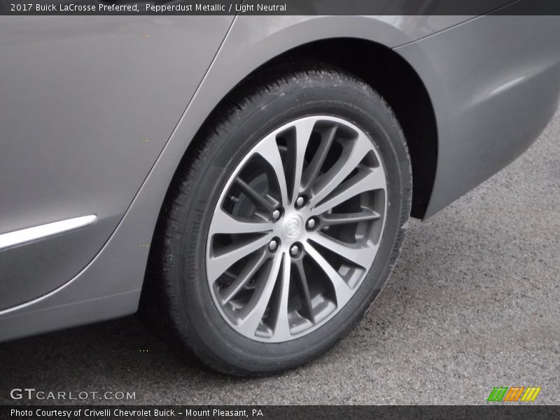 Pepperdust Metallic / Light Neutral 2017 Buick LaCrosse Preferred