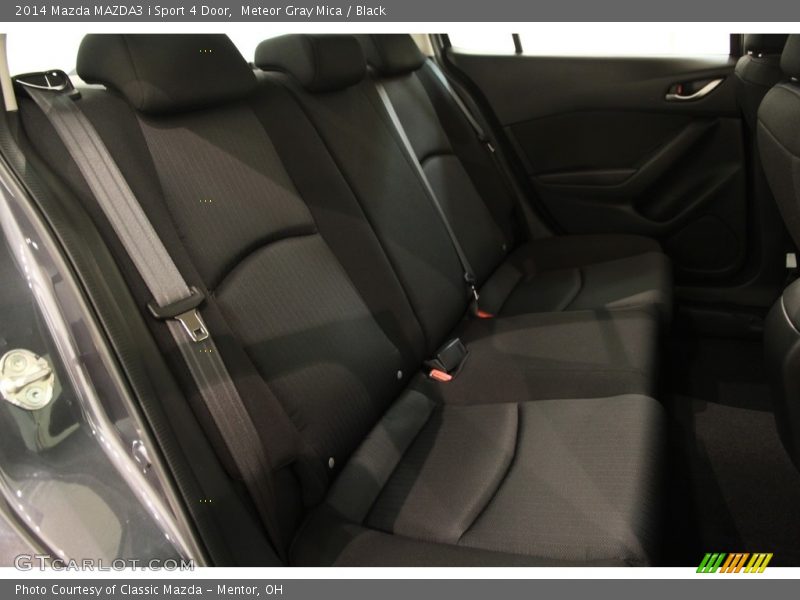 Meteor Gray Mica / Black 2014 Mazda MAZDA3 i Sport 4 Door