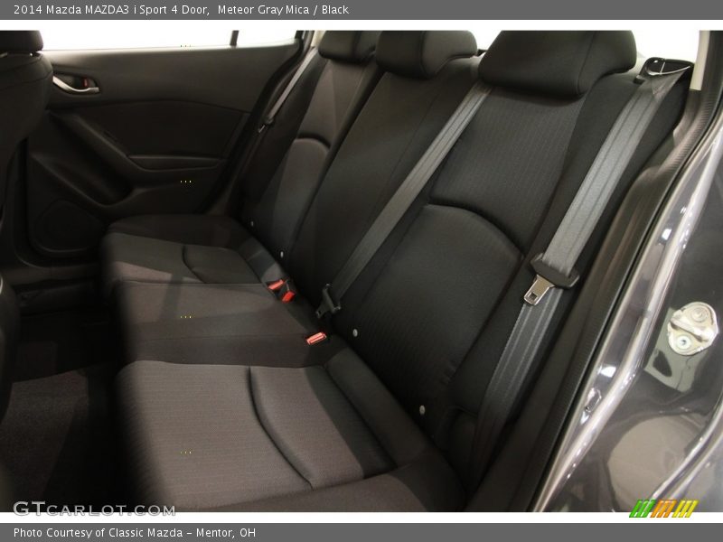 Meteor Gray Mica / Black 2014 Mazda MAZDA3 i Sport 4 Door