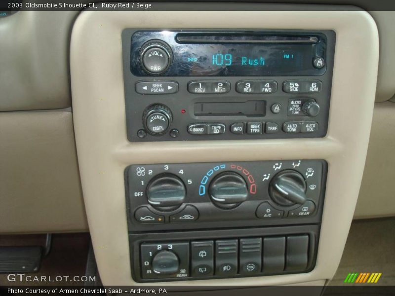 Ruby Red / Beige 2003 Oldsmobile Silhouette GL