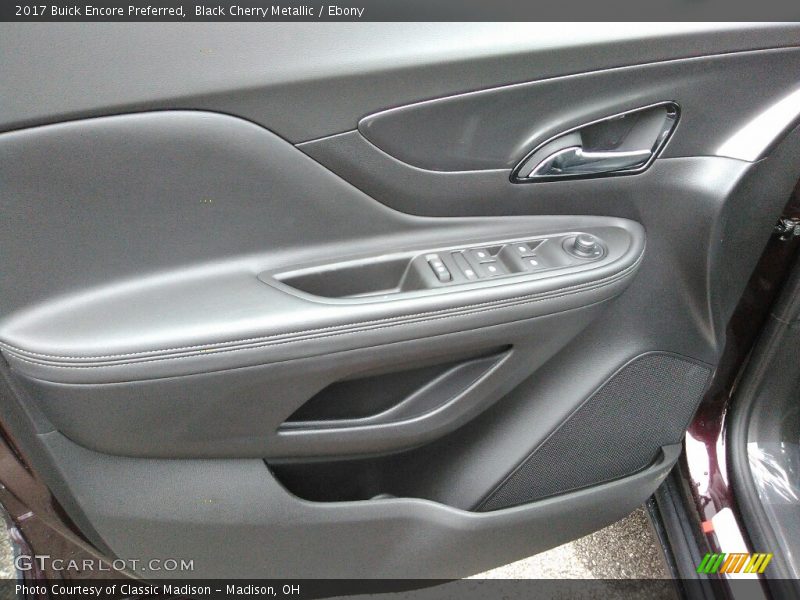 Black Cherry Metallic / Ebony 2017 Buick Encore Preferred