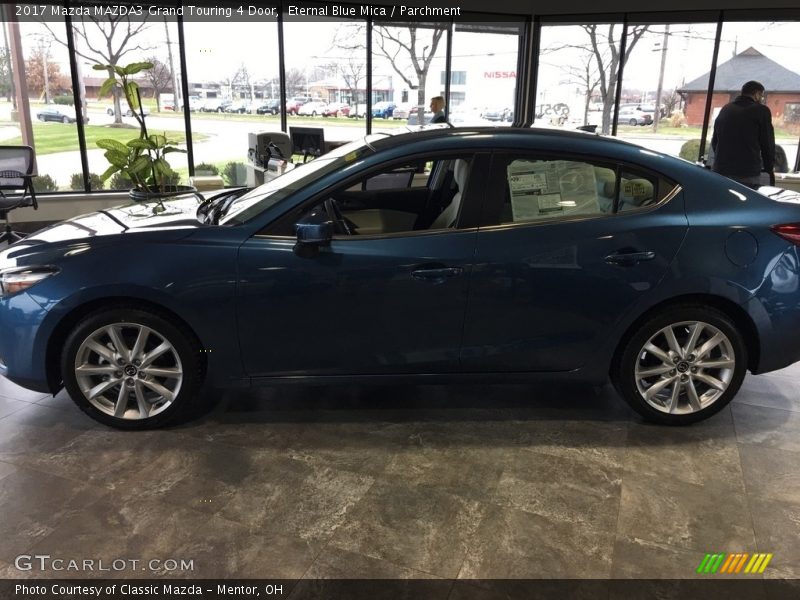 Eternal Blue Mica / Parchment 2017 Mazda MAZDA3 Grand Touring 4 Door