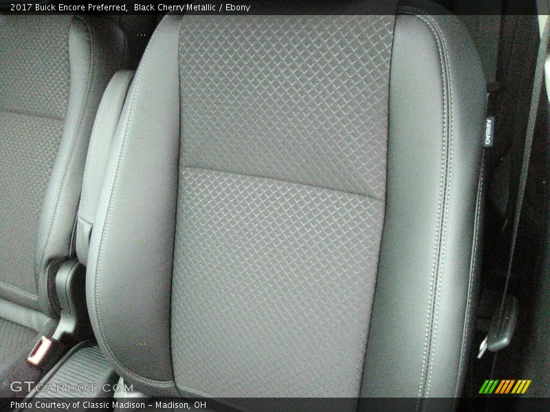 Black Cherry Metallic / Ebony 2017 Buick Encore Preferred