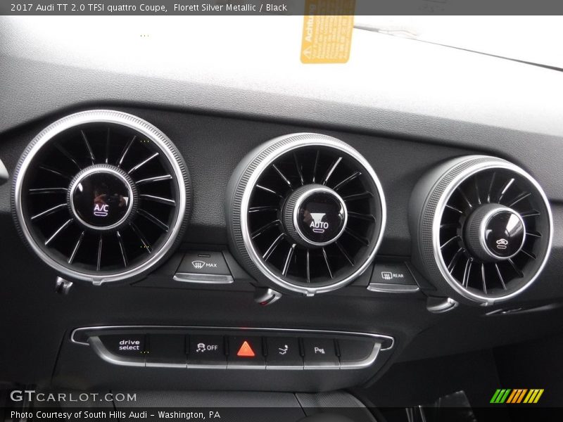 Controls of 2017 TT 2.0 TFSI quattro Coupe