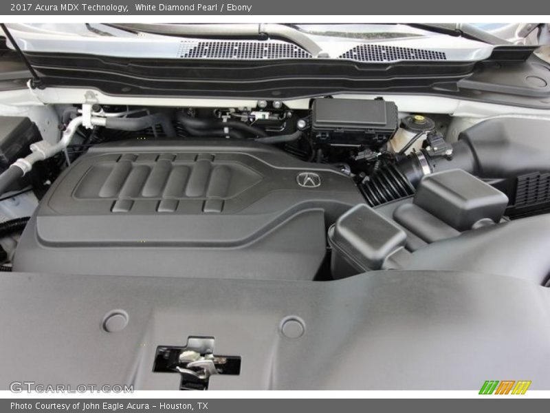 White Diamond Pearl / Ebony 2017 Acura MDX Technology