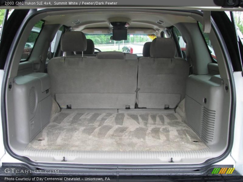 Summit White / Pewter/Dark Pewter 2003 GMC Yukon SLE 4x4