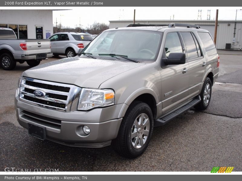 Vapor Silver Metallic / Stone 2008 Ford Expedition XLT