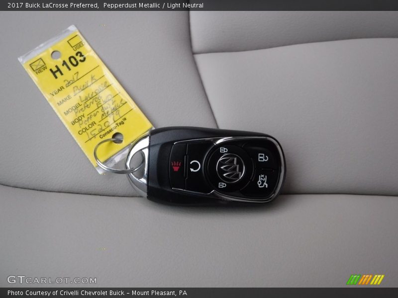 Pepperdust Metallic / Light Neutral 2017 Buick LaCrosse Preferred