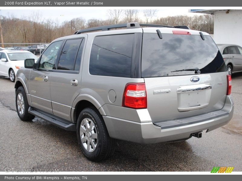 Vapor Silver Metallic / Stone 2008 Ford Expedition XLT