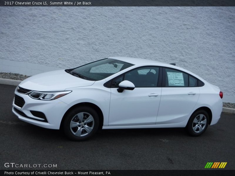 Summit White / Jet Black 2017 Chevrolet Cruze LS