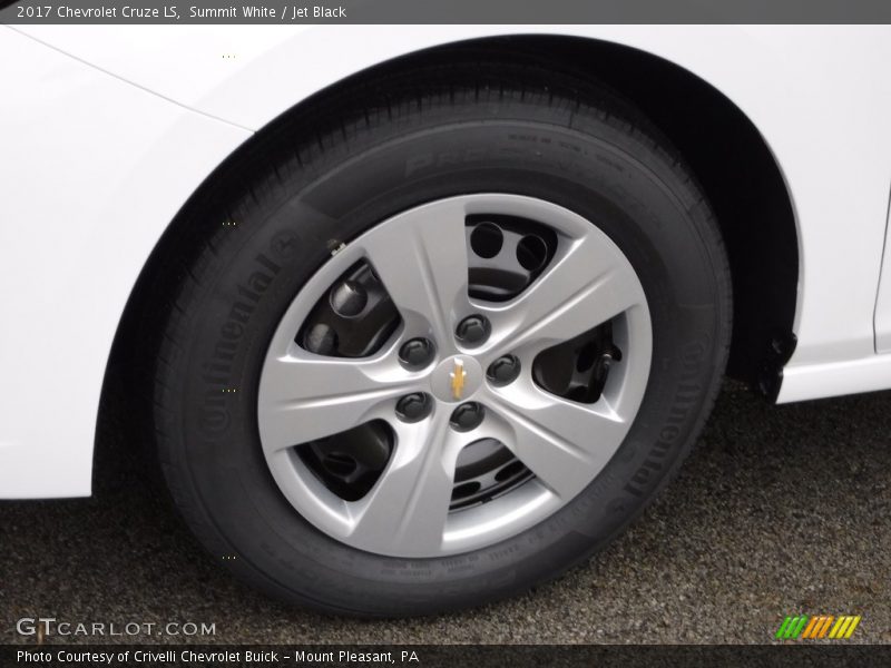 Summit White / Jet Black 2017 Chevrolet Cruze LS