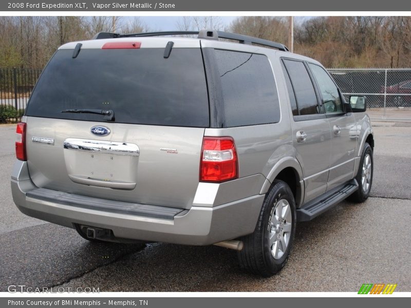 Vapor Silver Metallic / Stone 2008 Ford Expedition XLT