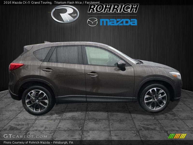 Titanium Flash Mica / Parchment 2016 Mazda CX-5 Grand Touring