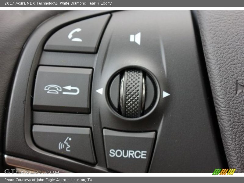 White Diamond Pearl / Ebony 2017 Acura MDX Technology