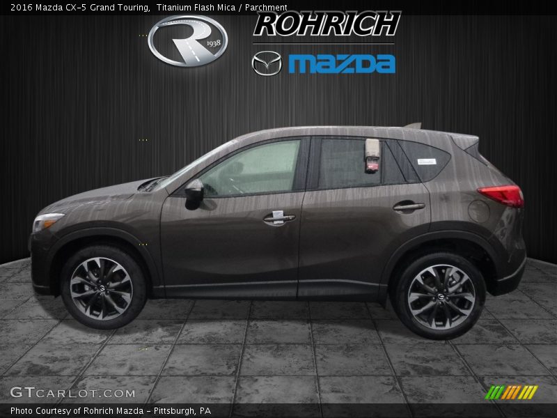 Titanium Flash Mica / Parchment 2016 Mazda CX-5 Grand Touring