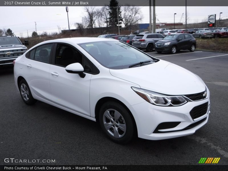 Summit White / Jet Black 2017 Chevrolet Cruze LS