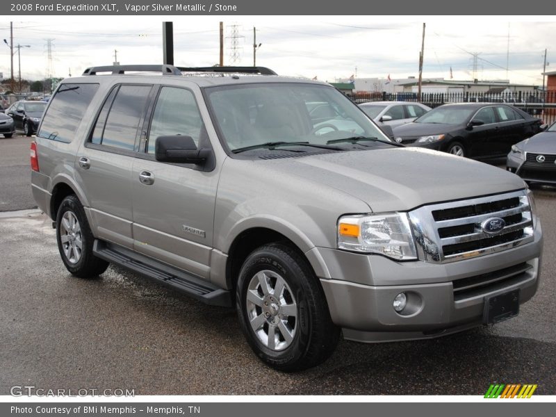 Vapor Silver Metallic / Stone 2008 Ford Expedition XLT