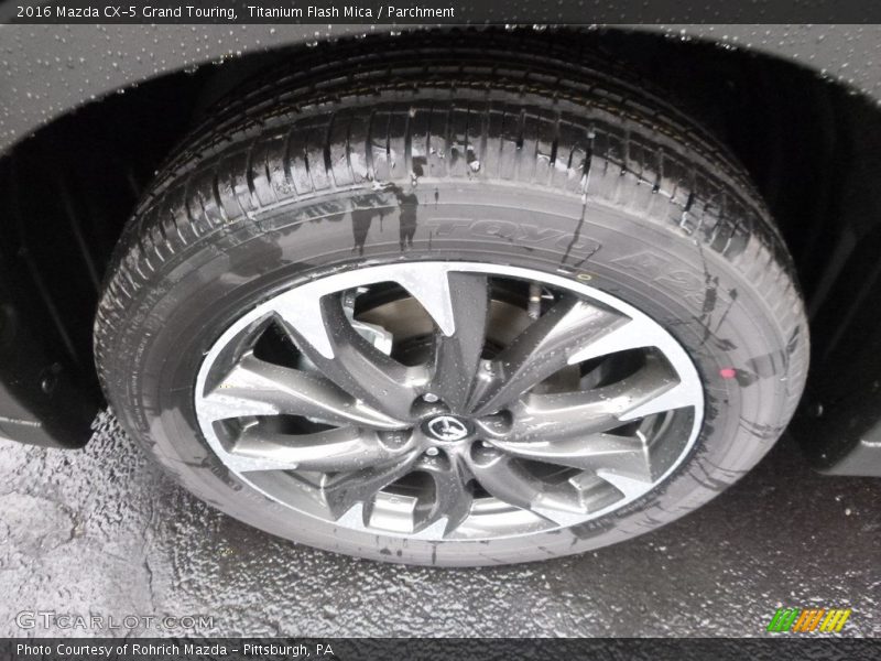 Titanium Flash Mica / Parchment 2016 Mazda CX-5 Grand Touring