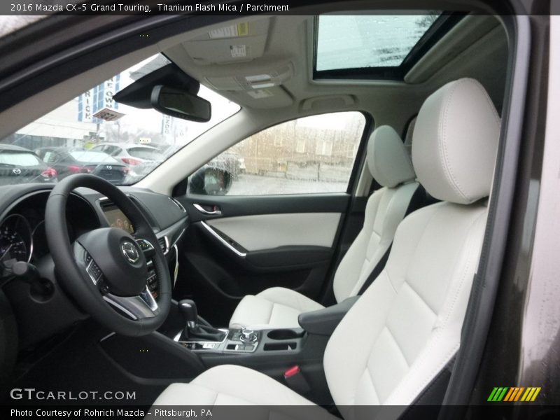 Titanium Flash Mica / Parchment 2016 Mazda CX-5 Grand Touring