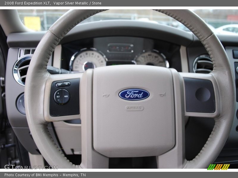 Vapor Silver Metallic / Stone 2008 Ford Expedition XLT