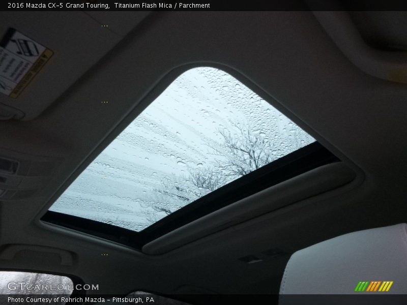 Titanium Flash Mica / Parchment 2016 Mazda CX-5 Grand Touring