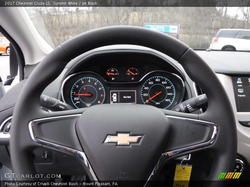 Summit White / Jet Black 2017 Chevrolet Cruze LS