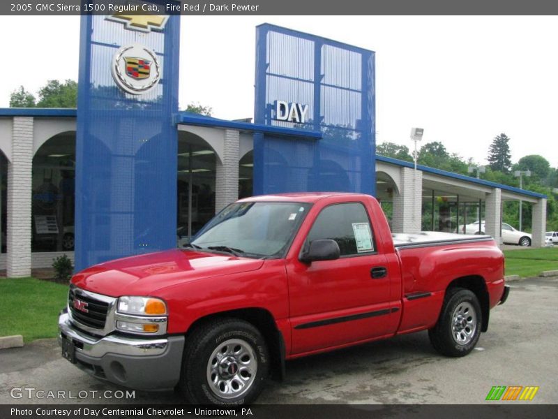 Fire Red / Dark Pewter 2005 GMC Sierra 1500 Regular Cab