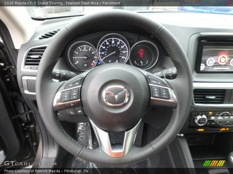 Titanium Flash Mica / Parchment 2016 Mazda CX-5 Grand Touring