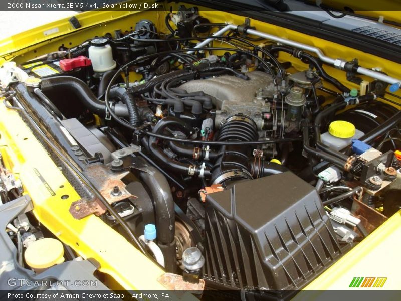 Solar Yellow / Dusk 2000 Nissan Xterra SE V6 4x4
