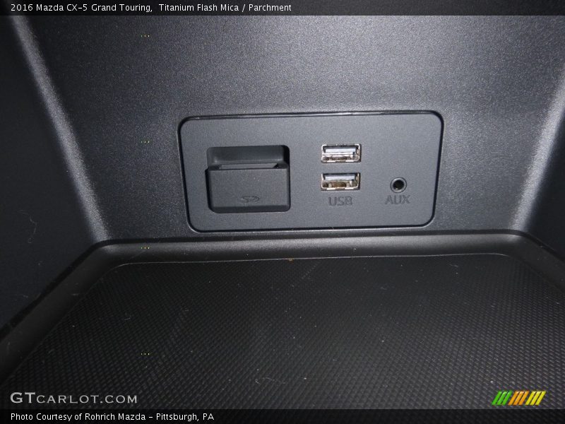 Titanium Flash Mica / Parchment 2016 Mazda CX-5 Grand Touring