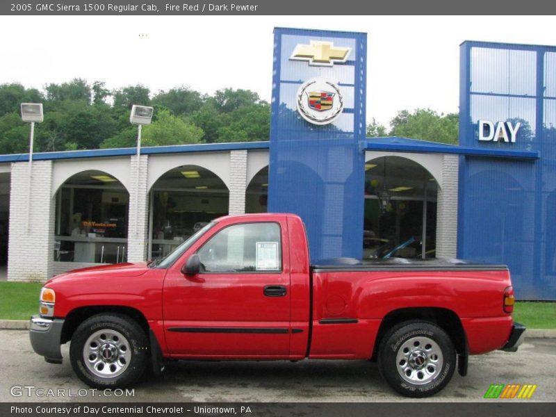 Fire Red / Dark Pewter 2005 GMC Sierra 1500 Regular Cab