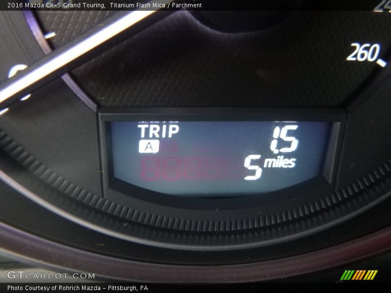 Titanium Flash Mica / Parchment 2016 Mazda CX-5 Grand Touring