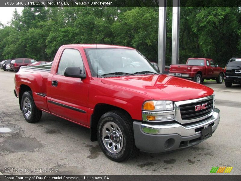 Fire Red / Dark Pewter 2005 GMC Sierra 1500 Regular Cab