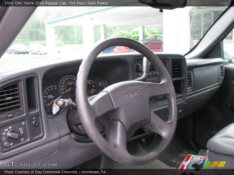 Fire Red / Dark Pewter 2005 GMC Sierra 1500 Regular Cab