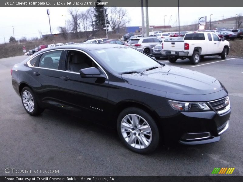 Black / Jet Black/Dark Titanium 2017 Chevrolet Impala LS