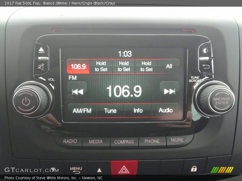 Controls of 2017 500L Pop