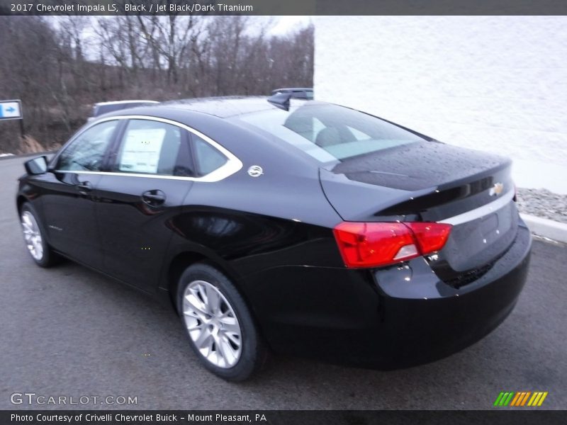 Black / Jet Black/Dark Titanium 2017 Chevrolet Impala LS