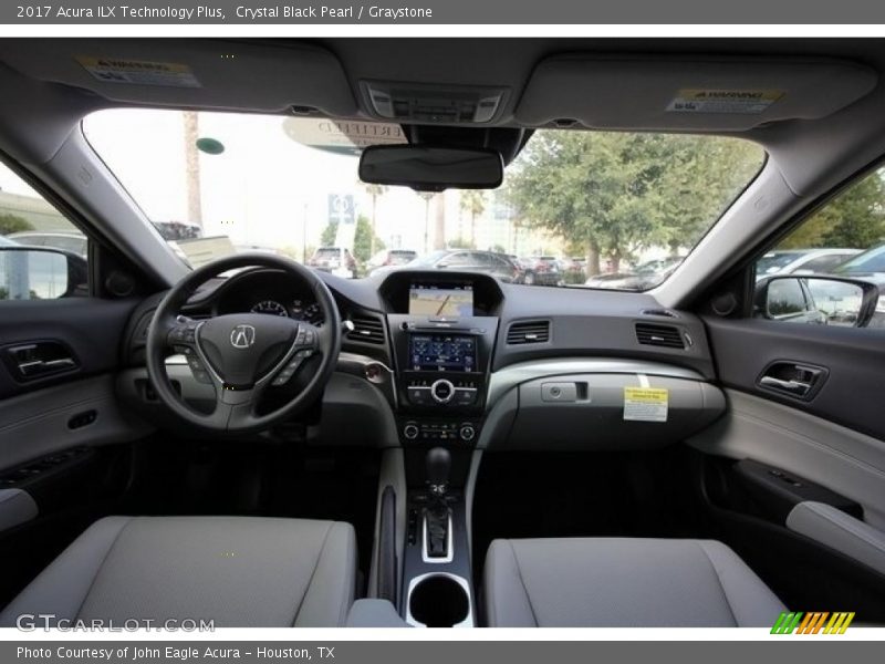Crystal Black Pearl / Graystone 2017 Acura ILX Technology Plus