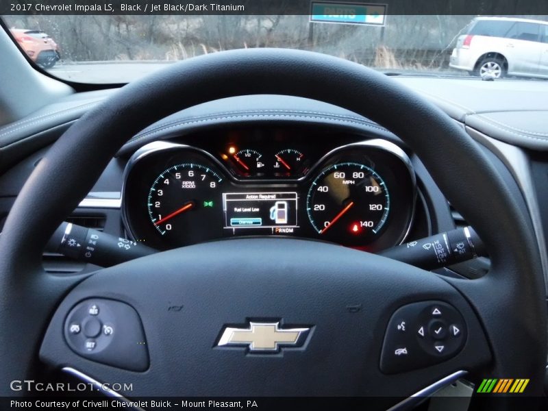 Black / Jet Black/Dark Titanium 2017 Chevrolet Impala LS