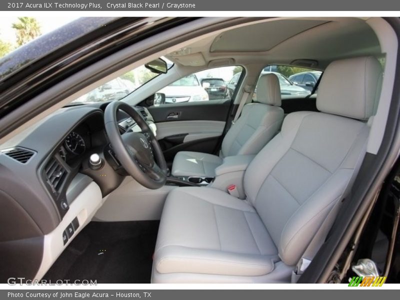 Crystal Black Pearl / Graystone 2017 Acura ILX Technology Plus
