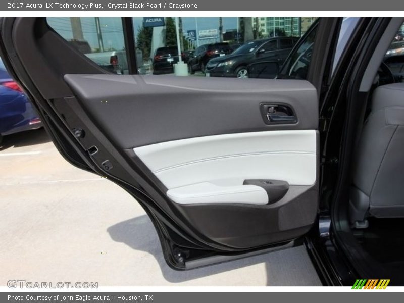 Crystal Black Pearl / Graystone 2017 Acura ILX Technology Plus