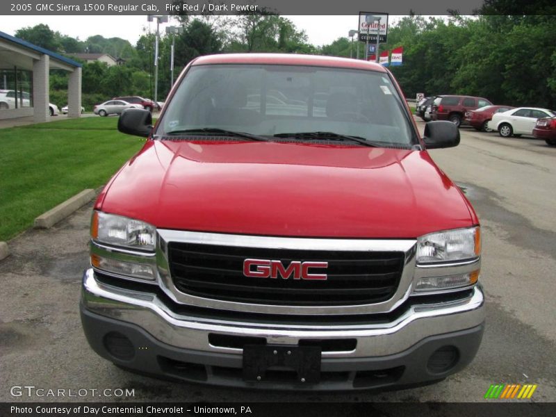 Fire Red / Dark Pewter 2005 GMC Sierra 1500 Regular Cab