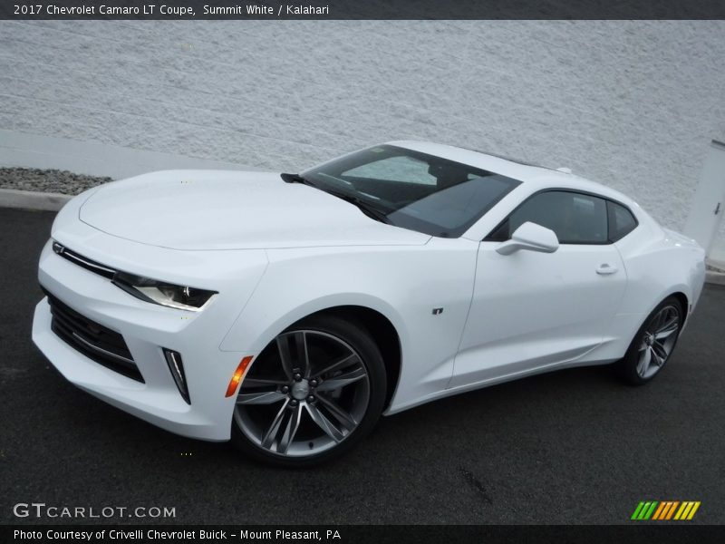 Summit White / Kalahari 2017 Chevrolet Camaro LT Coupe