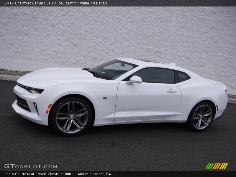 Summit White / Kalahari 2017 Chevrolet Camaro LT Coupe