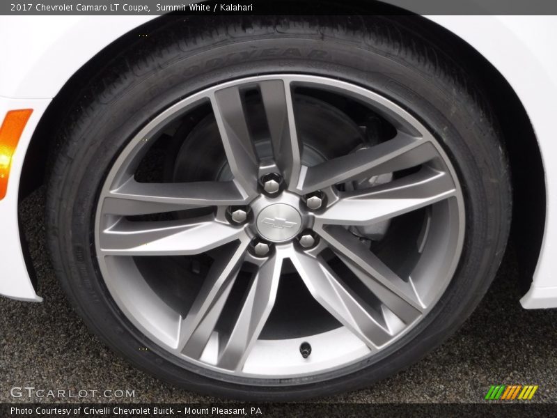 Summit White / Kalahari 2017 Chevrolet Camaro LT Coupe