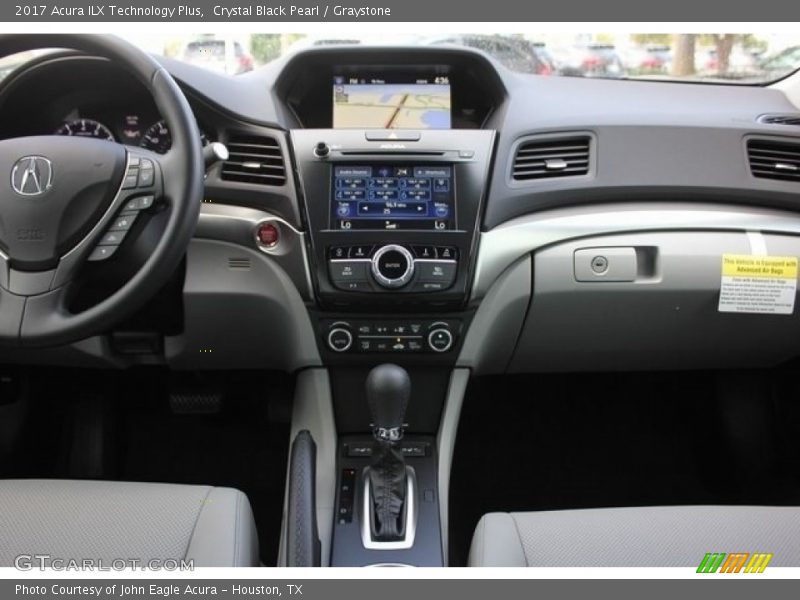 Crystal Black Pearl / Graystone 2017 Acura ILX Technology Plus