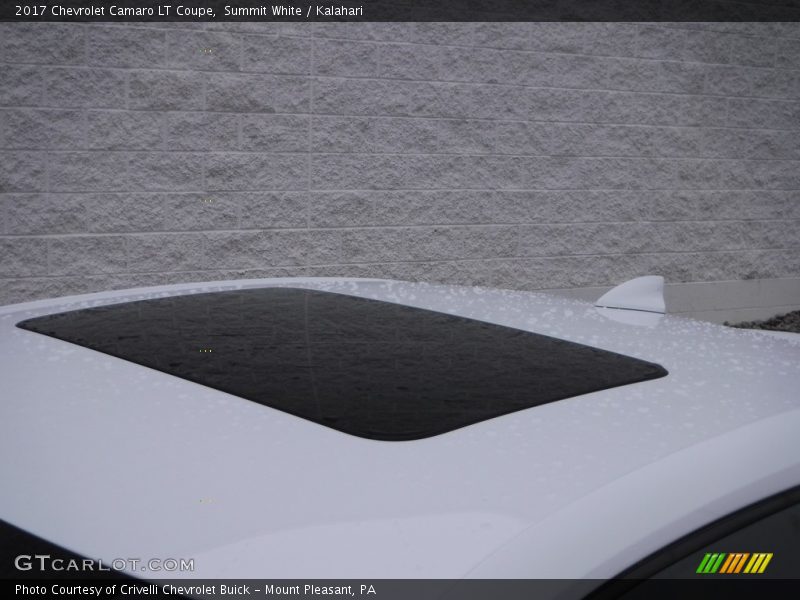 Summit White / Kalahari 2017 Chevrolet Camaro LT Coupe