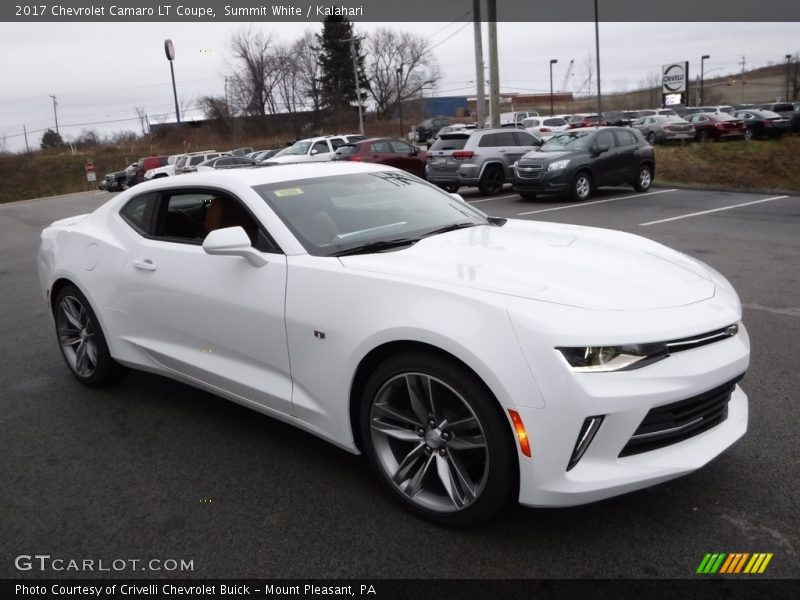 Summit White / Kalahari 2017 Chevrolet Camaro LT Coupe