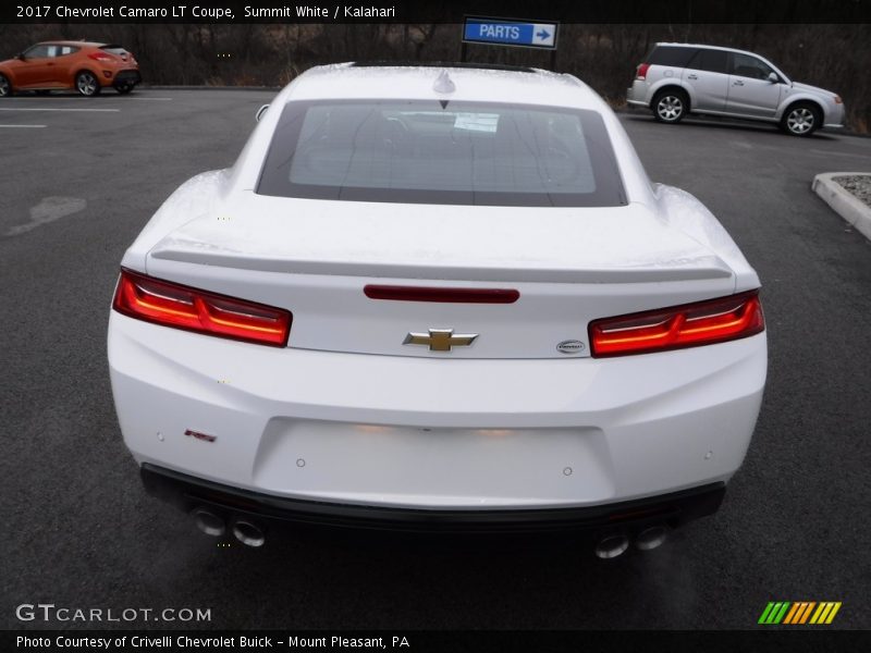 Summit White / Kalahari 2017 Chevrolet Camaro LT Coupe